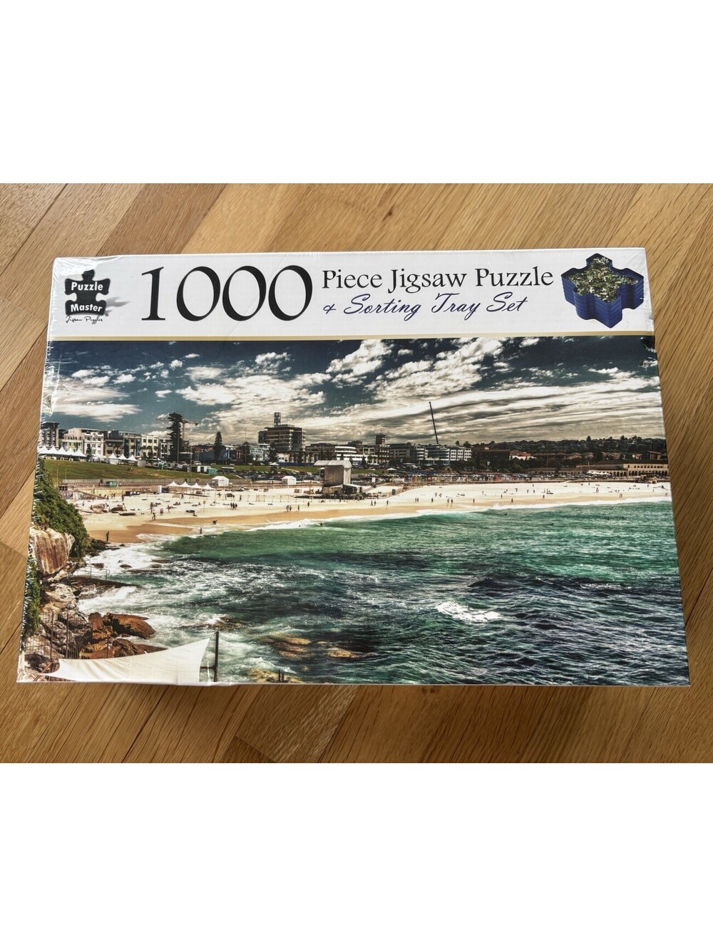 Puzzle Master Bondi Beach Sydney 1000 Piece Jigsaw Puzzle Sorting Trays Sealed